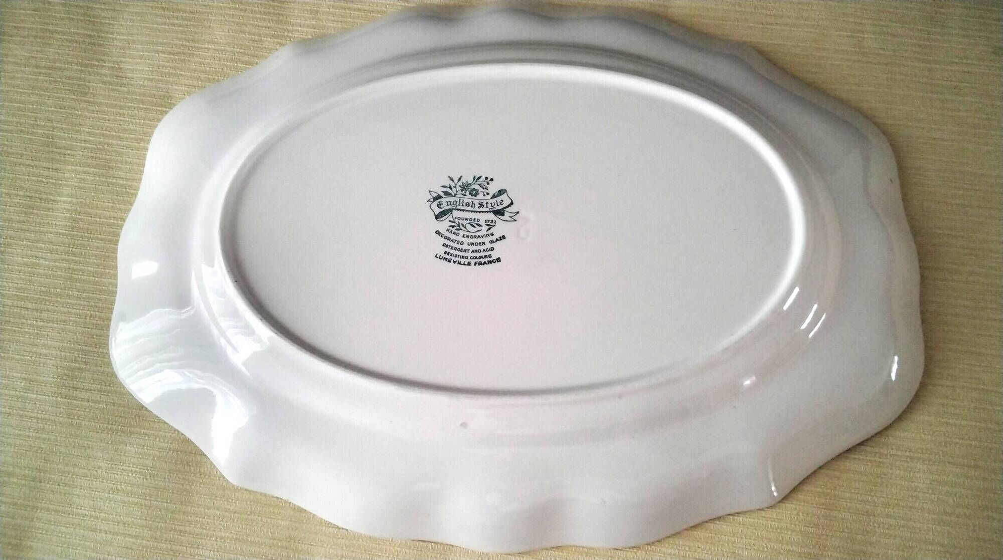 Serving dish Lunéville Model "English Style"