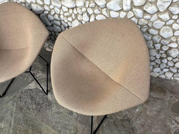 Paire de fauteuils Diamond Chairs par Harry Bertoia pour Knoll, années 1970