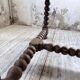 Solid oak table 1900 drapery style XL 280cm with extensions