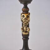 Paire de lampes anciennes Cheshire Cat Lewis Carroll Alice au pays des merveilles années 1920 Royaume-Uni