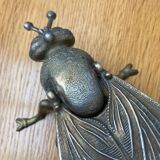 Vintage metal ashtray fly