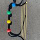 Vintage wall coat rack