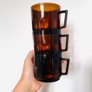 Set of 6 vintage Arcoroc France cups