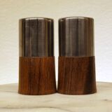 Salière et poivrier en palissandre de Rio