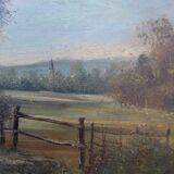 Oil on canvas Landscape nineteenth century