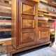 Asymmetrical Art Deco wardrobe in walnut
