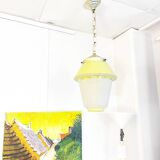 Suspension opaline jaune, 1950