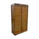 Old binder with double curtain vintage 1950 wooden