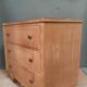 Commode vintage en bois en plaquage clair