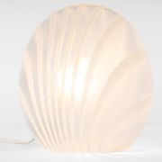 Table lamp in glass with zebra pattern by Peill & Putzler, Germany, 1970s.