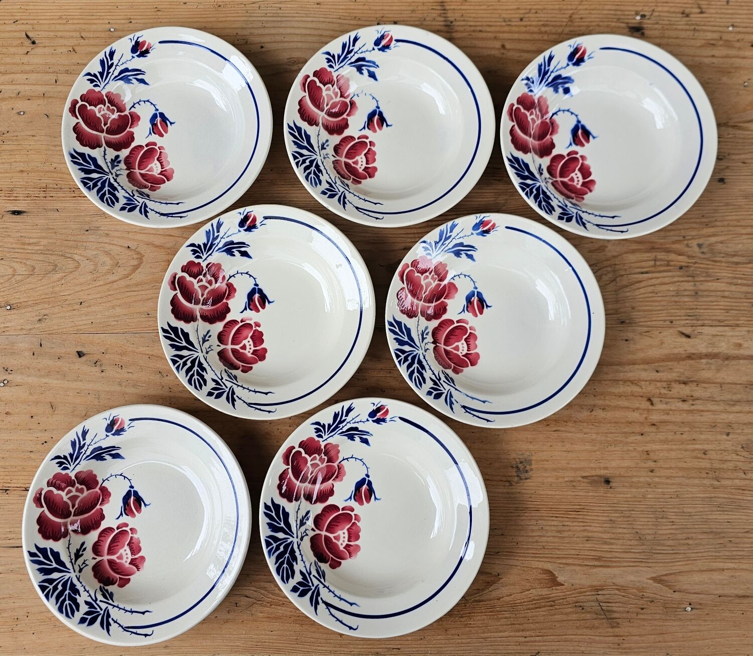 Hollow plates Eugène Sarreguemines