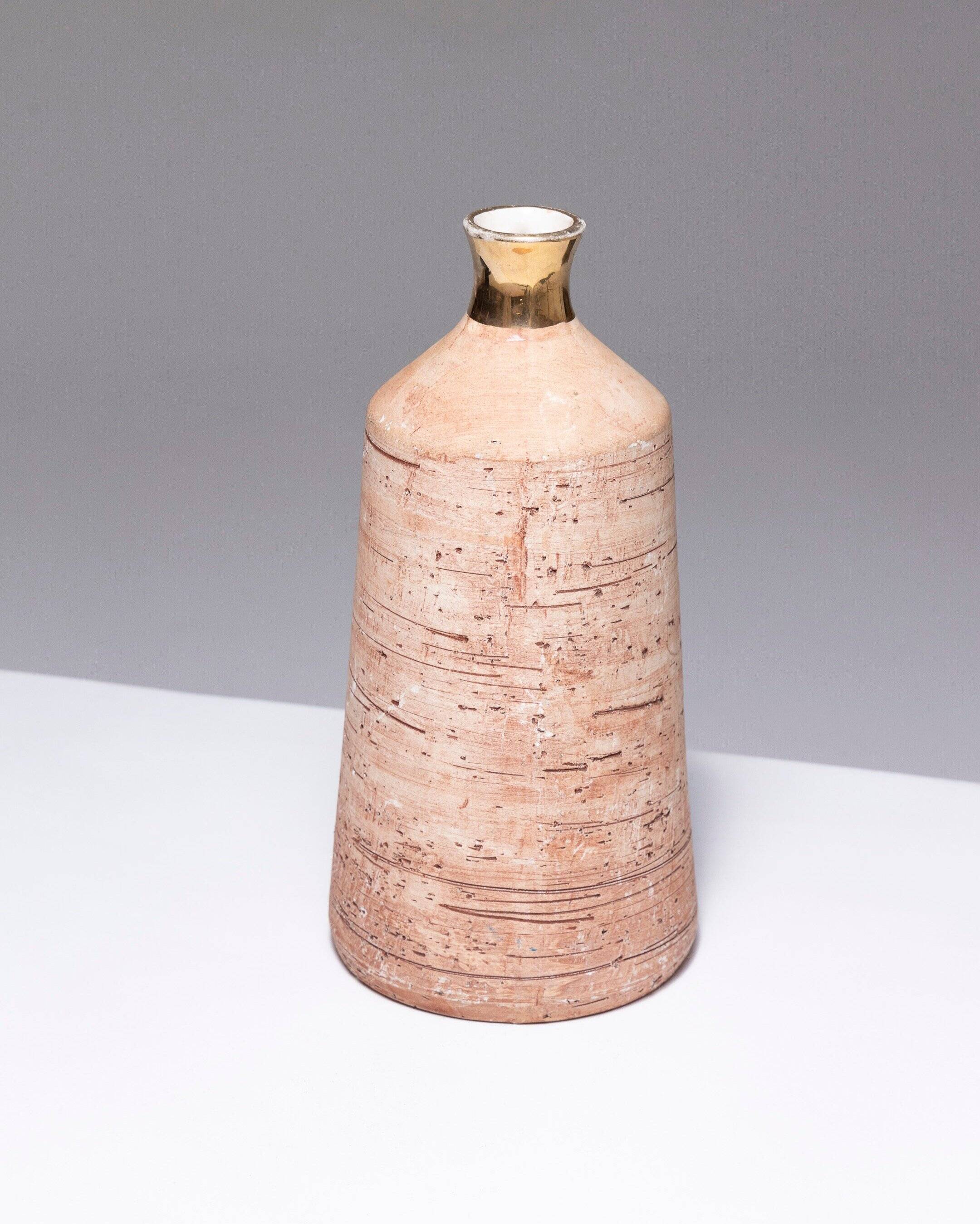 Cork earthenware jug, ravelli, 1950s