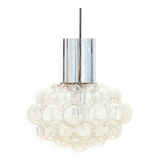 Large Mid Century Glass Ceiling Light by Helena Tynell for Limburg, 1960s