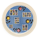 Assiette à gâteau en céramique allemande du milieu du siècle avec motifs floraux de Limburg, années 1960