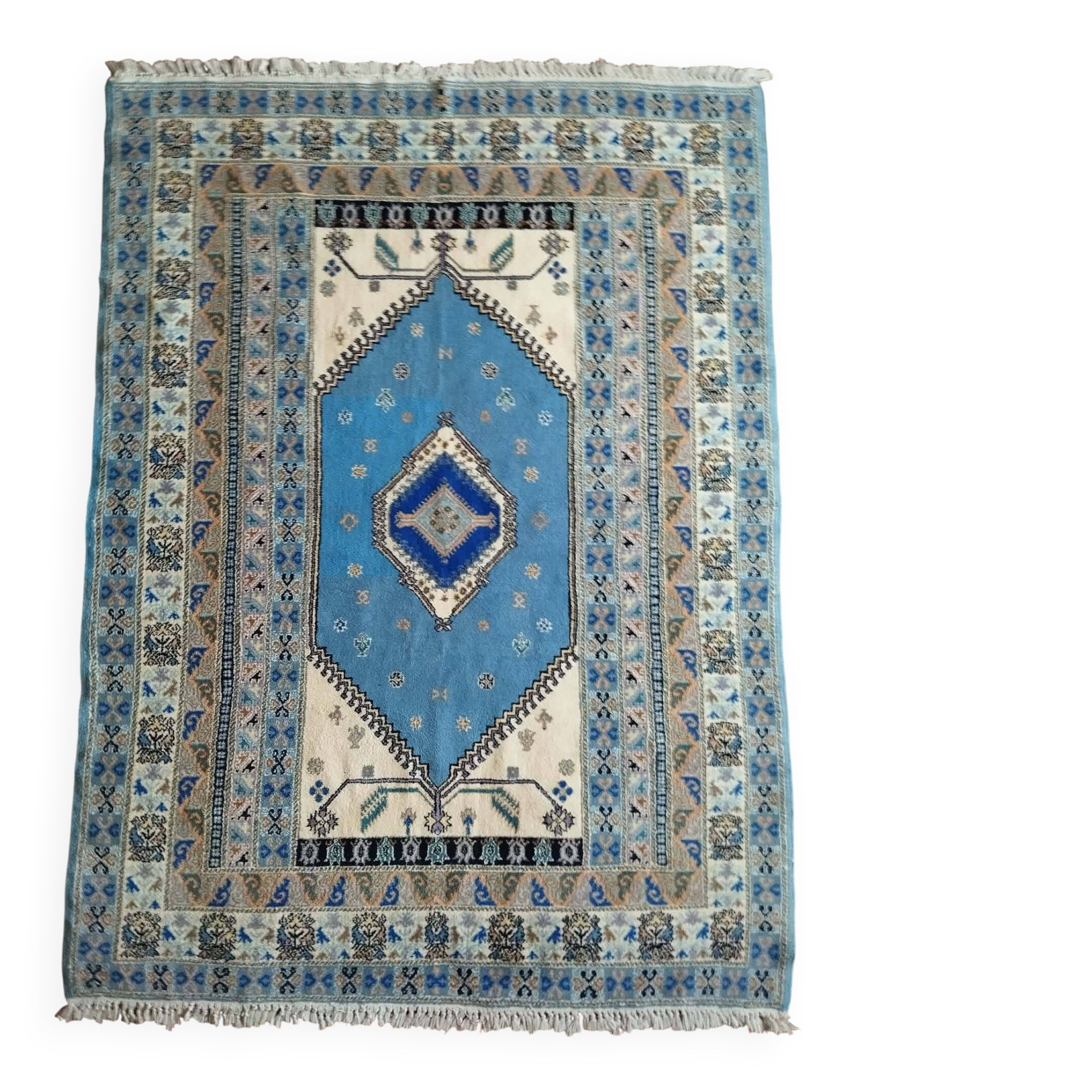 Handmade Berber Carpet Fes 245x178cm