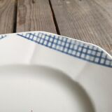 Oval dish Digoin Sarreguemines collection Josiane