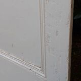 Communication door h216.5x87cm old paneled, molded