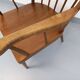 Vintage wooden armchair Baumann model Éventail from the 1960s.