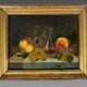 French school 19th century. - Still life with a wine decanter Oil painting