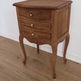 Commode chevet bois style Louis XV