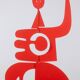 Antonine de Saint Pierre. Red “Anna” sculpture. Contemporary.