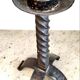 Scandinavian 1940s wrought iron candle holder by Einar Persson