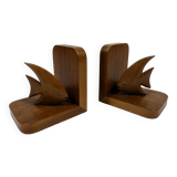 Teak book ends fishes 1960’s