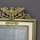 Miroir Empire en bronze et marbre début XIX