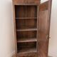 Antique bonnetière wardrobe in carved wood, Classic style.