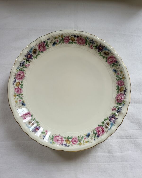Limoges Bernardaud Plat à tarte, gâteau en porcelaine