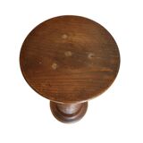 Solid wood "press screw" saddle