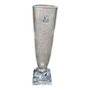 vase en cristal jg Durand