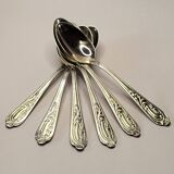 Italian Silver Coffee Spoon Set of 6