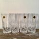 Set of 4 glasses high long drink cocktail crystal Royal Doulton