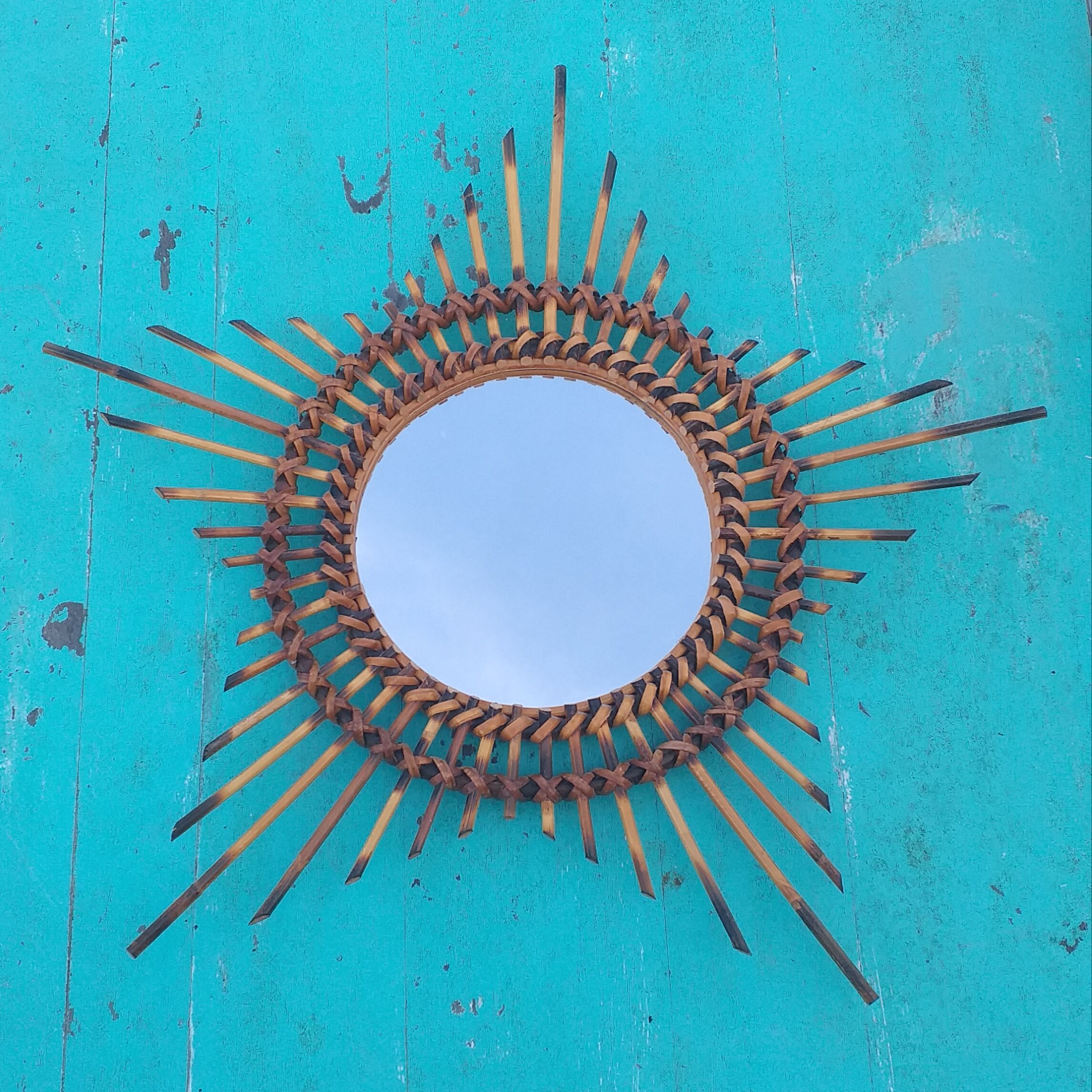 Mirror sun rattan  65cm