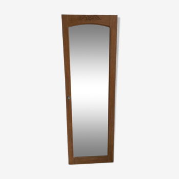 Oak mirror