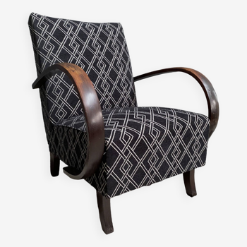 Fauteuil Jindrich Halabala H-227 pour Up-Zavody