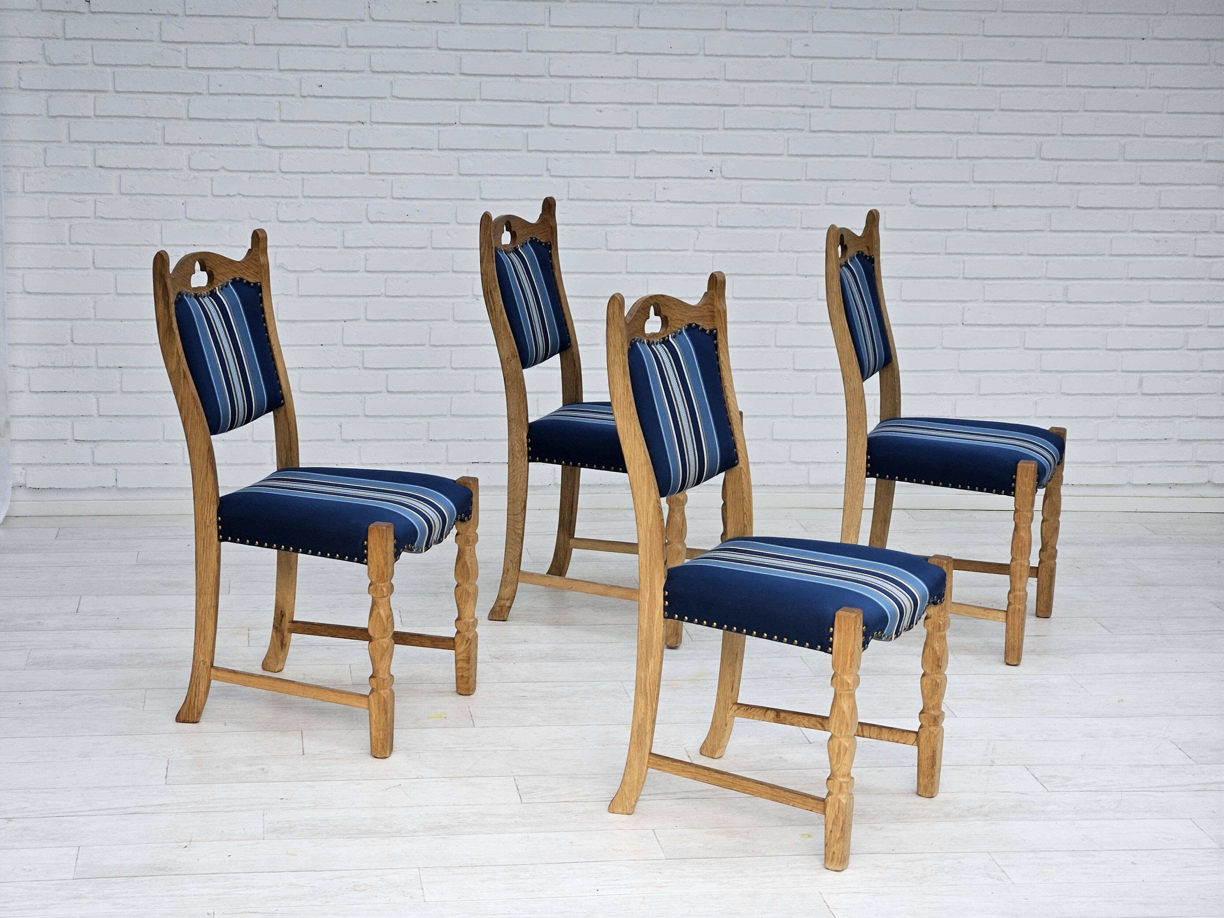 1960s, set of 4 pcs Danish dinning chairs, original very good condition.