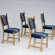1960s, set of 4 pcs Danish dinning chairs, original very good condition.