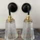Set of two Art Deco wall lamps