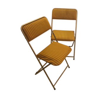Lot de 2 chaises pliantes vintage Lafuma