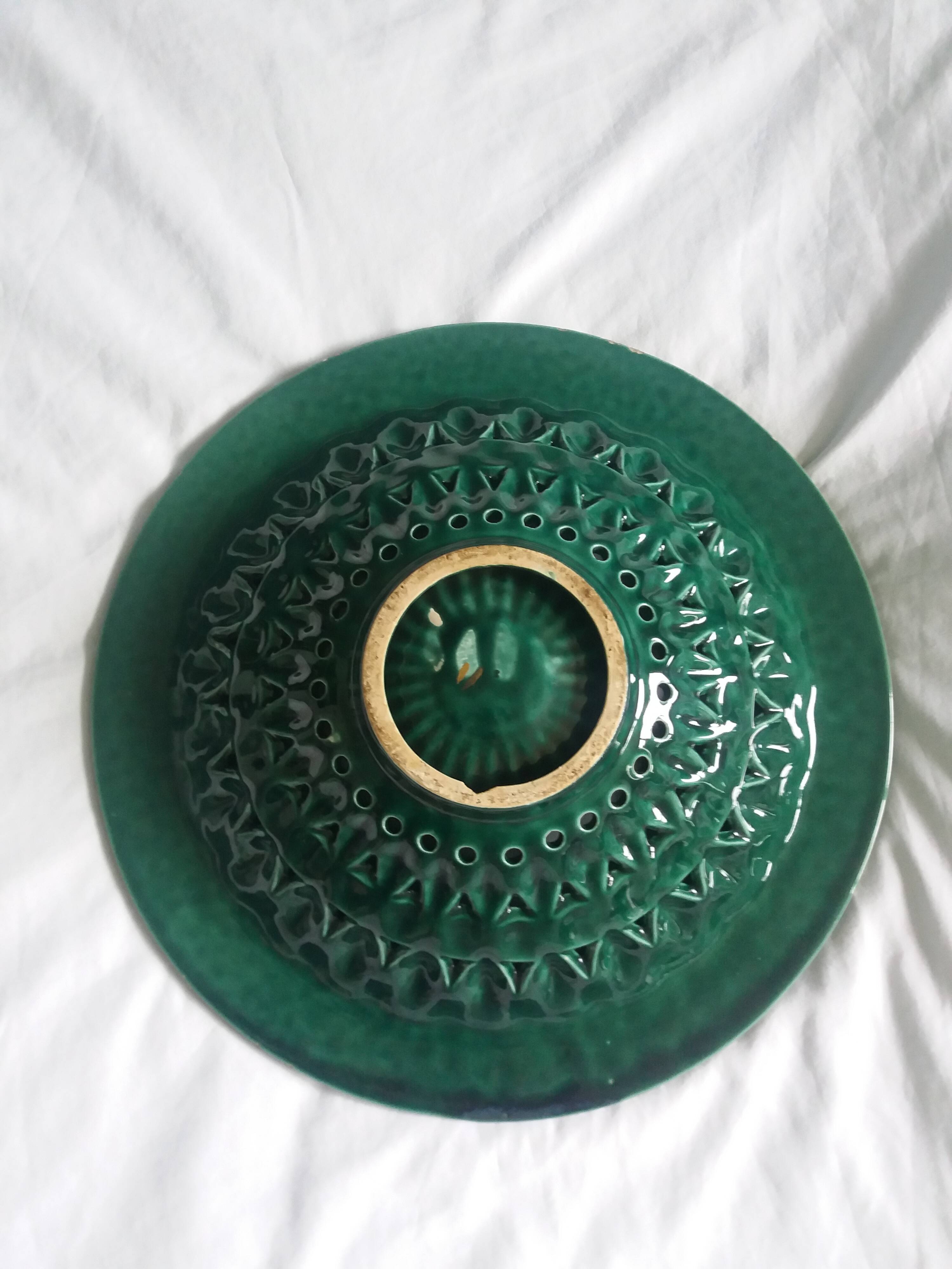 Saint Clément openwork ceramic fruit basket