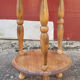 Pot holder, pedestal table, wood, vintage, 60s