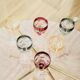 Amaris Nachtmann 6 Large Iridescent Colored Crystal Wine and Water Glasses