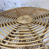 Vintage rattan coffee table
