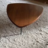 Organic tripod coffee table – European modernism, 1950s–60s