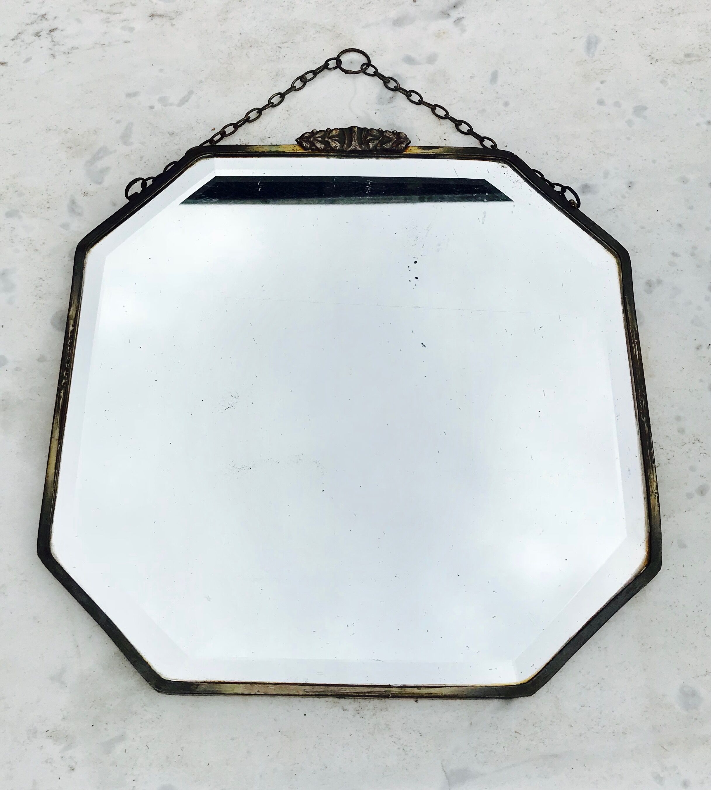 Mirror frame in copper 30x30cm