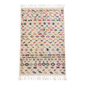 Tapis Kilim berbère marocain en laine multicolore – 267 × 165 cm