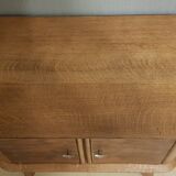 Scandinavian vintage bedside compass feet