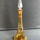 Liquor decanter - amber-cut crystal